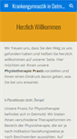 Mobile Screenshot of physiotherapie-detmold.net